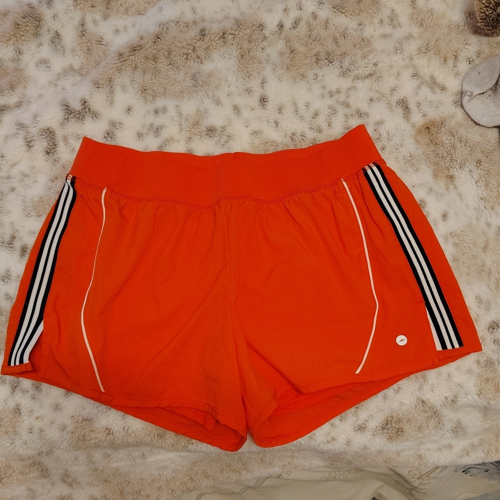Avia Women's Vibrant Orange Athletic Shorts. 3 For $18.